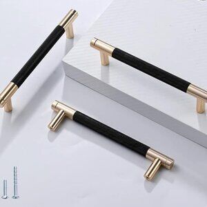 Cabinet Pulls - gold and black (12 qty)
